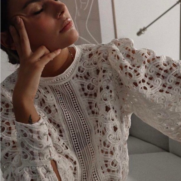 H&M Bloggers Favourite Stunning Lace Dress NWOT - Picture 6 of 16